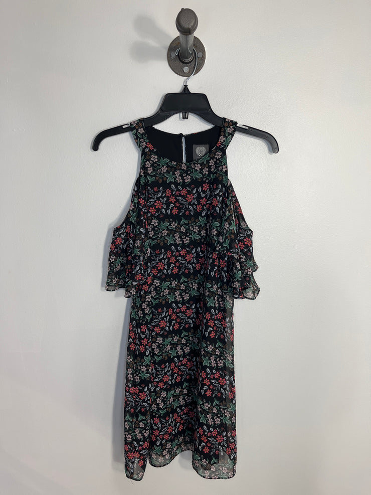Vince Camuto Blk Floral Dress