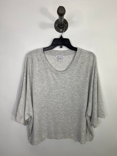 Athleta Grey Cropped Tee