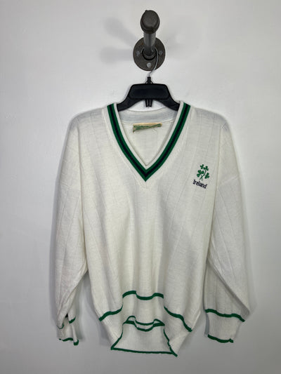 Trad Crft Grn/Wht Sweater