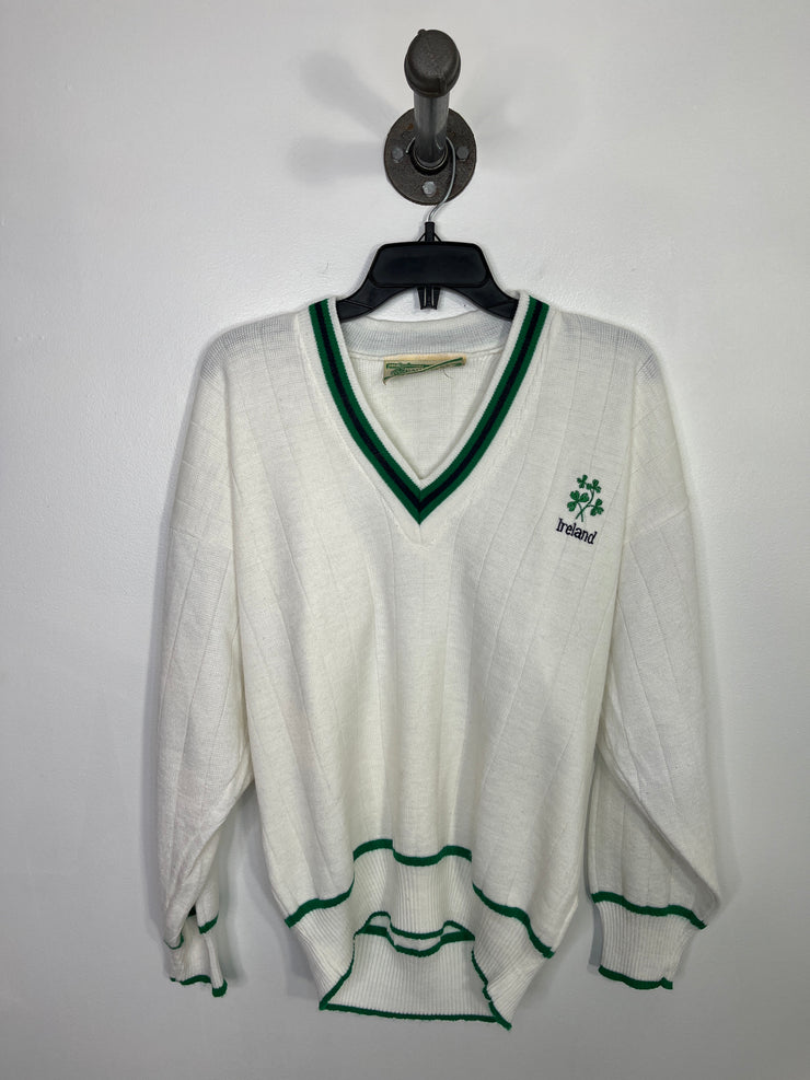 Trad Crft Grn/Wht Sweater