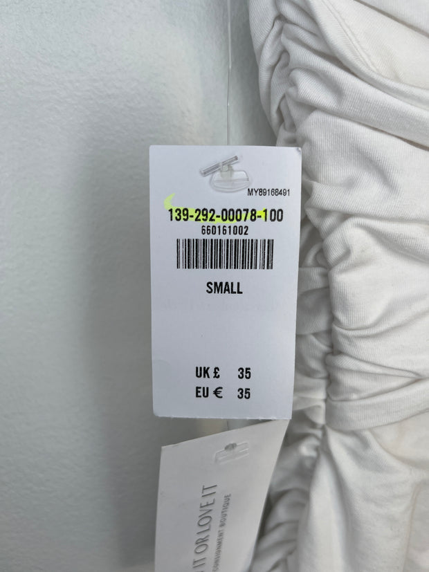 Abercrombie & F. Wht Wrap Top