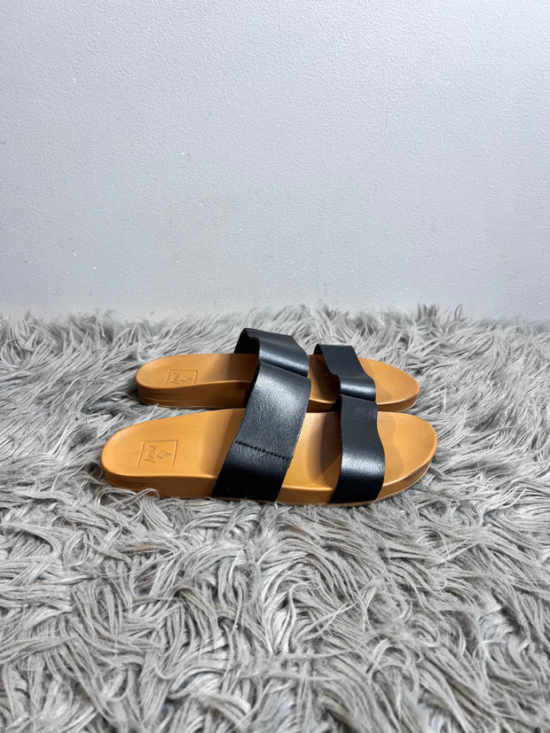 Reef Black Strap Sandals