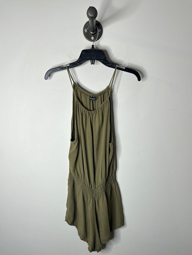 Brandy M. Olive Green Romper