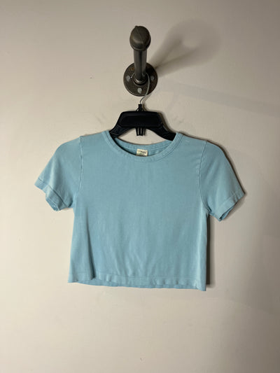 C'est Moi Blue Cropped Tee