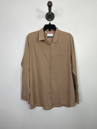 Modern Ambition Tan ButtonUp