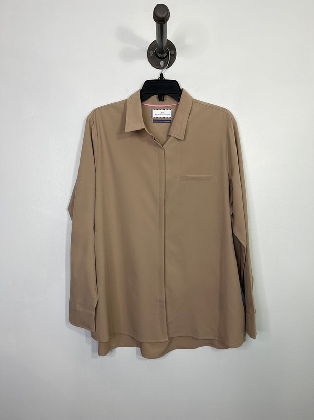 Modern Ambition Tan ButtonUp