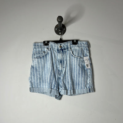 Denim&Co Stripe Jean Shorts