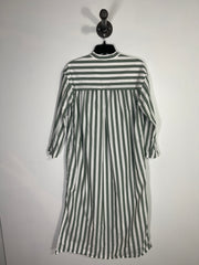 Robe à rayures vertes et blanches Madewell