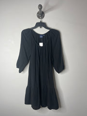 Gap Black Puff-Sleeve Dress