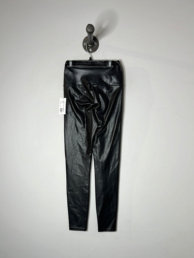 Wilfred Black Leather Leggings