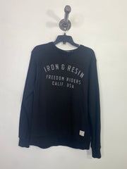 Iron & Resin Black Crewneck