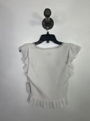 Wilfred White Frill Crop Tee