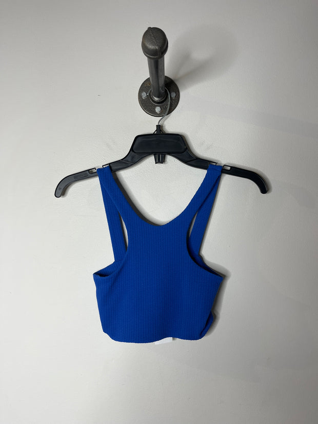 Zara Blue Cropped Tank