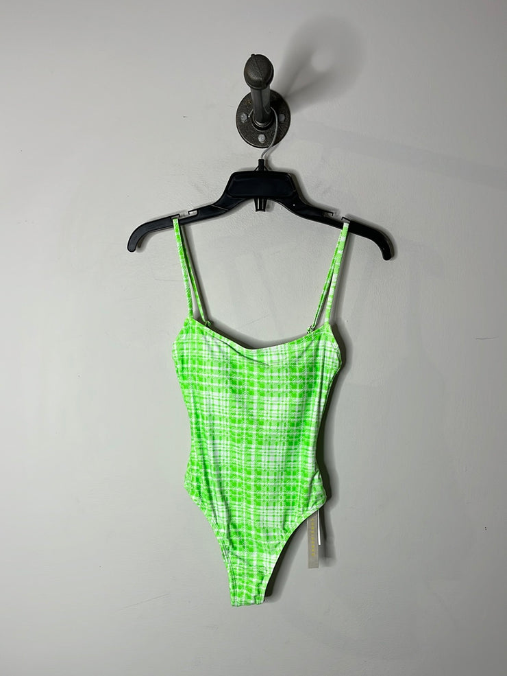 Top Shop Grn/Wht Bathing Suit