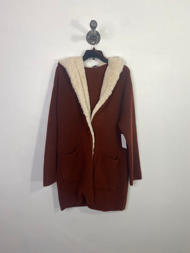 Dex Rust Hooded Cardigan