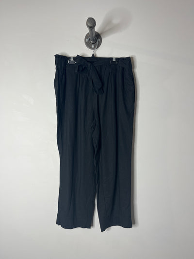 Anne Klein Black Linen Pants