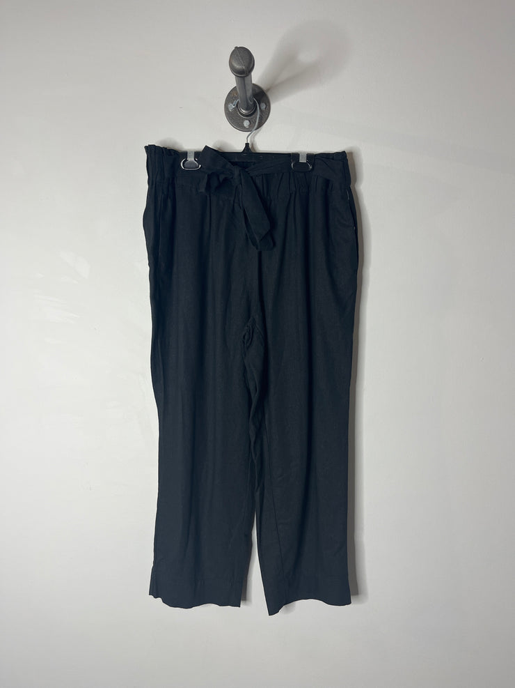 Anne Klein Black Linen Pants