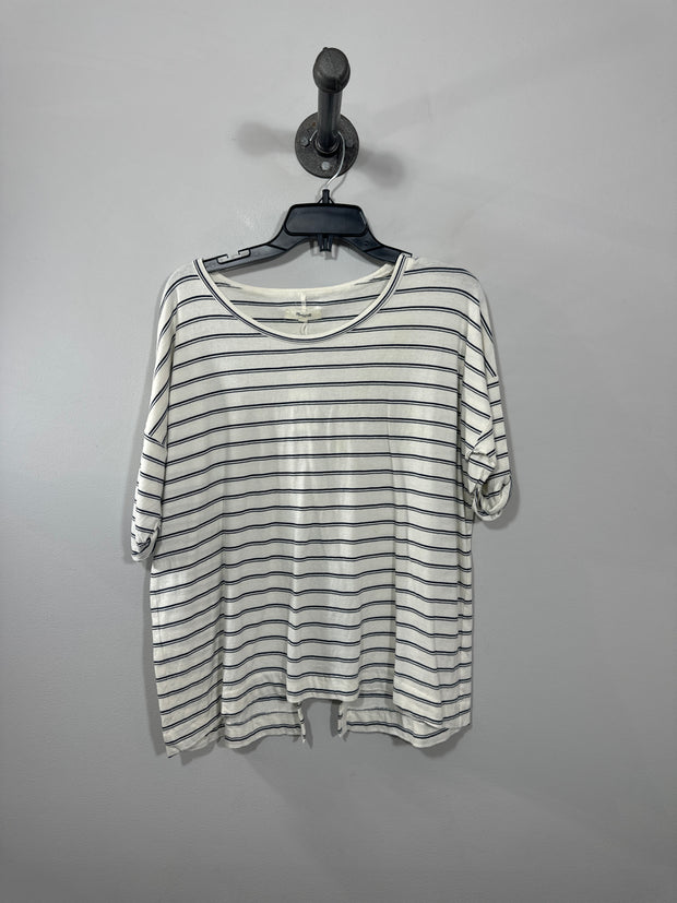 Madewell Blk/Wht Stripe TShirt