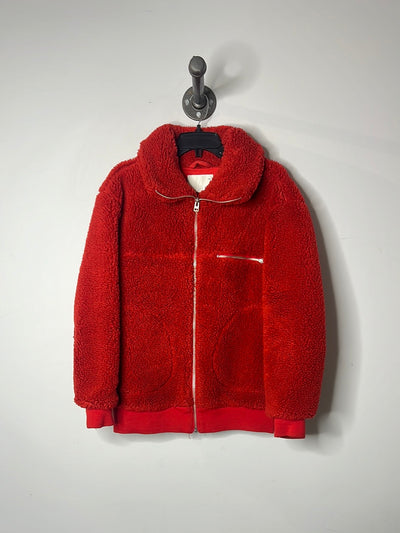 Wilfred Fuzzy Red Jacket