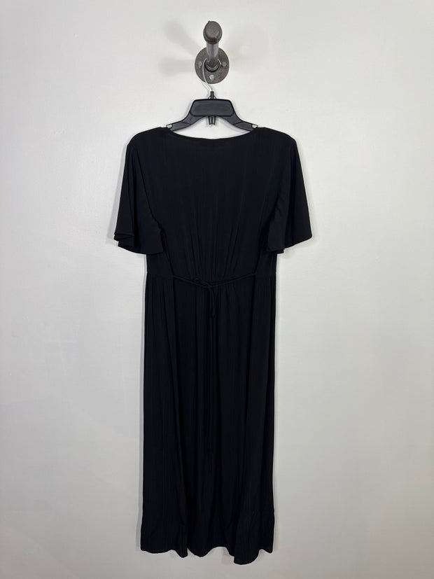 Monk & Lou Black Midi Dress