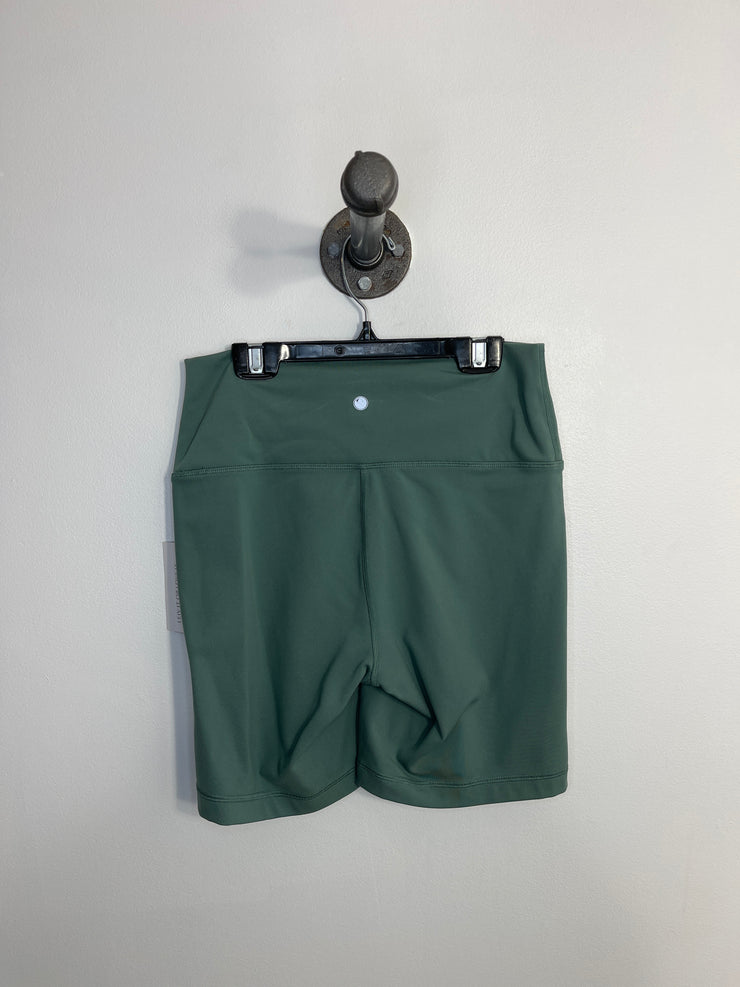 Yogalicious Green Biker Shorts