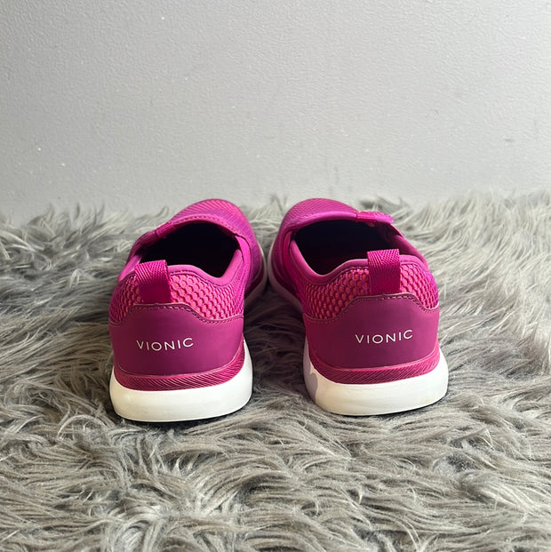 Vionic Pink Slip-On Sneakers