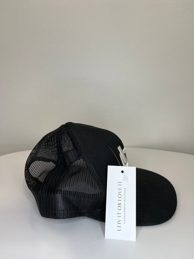 Lids Black/White Logo Cap