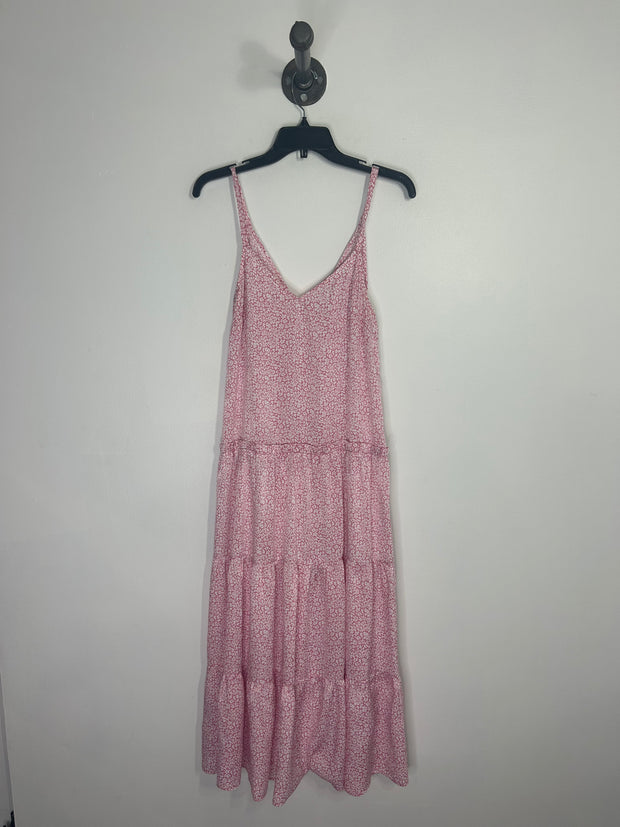 Topshop Pink Print Maxi