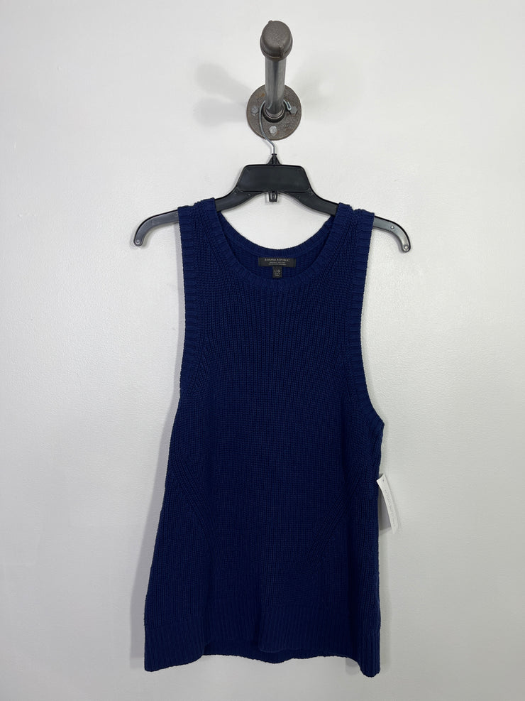 Banana R. Navy Sweater Vest