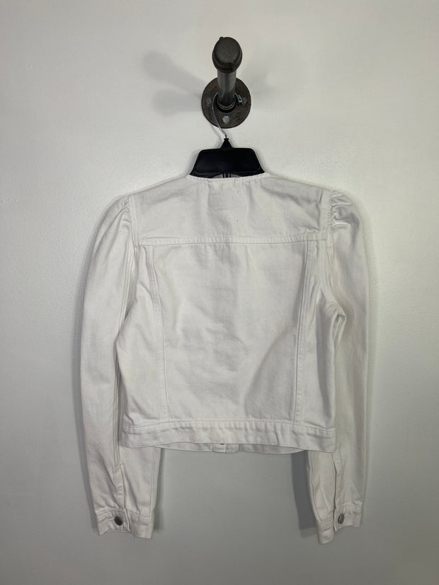 BlankNYC White Denim Jacket