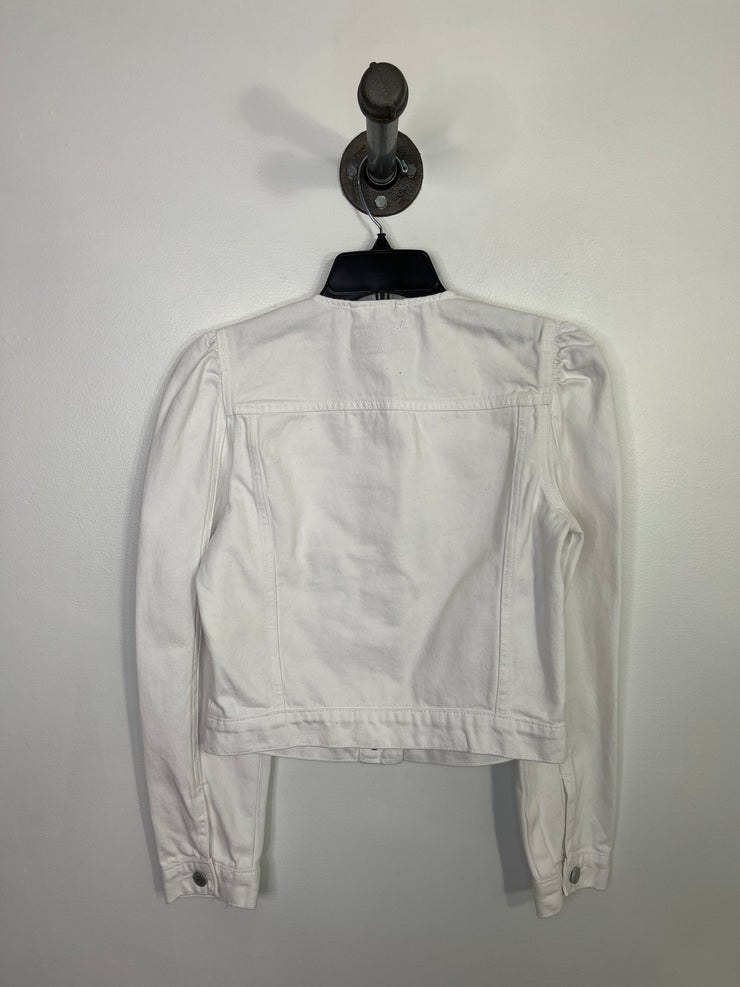 BlankNYC White Denim Jacket