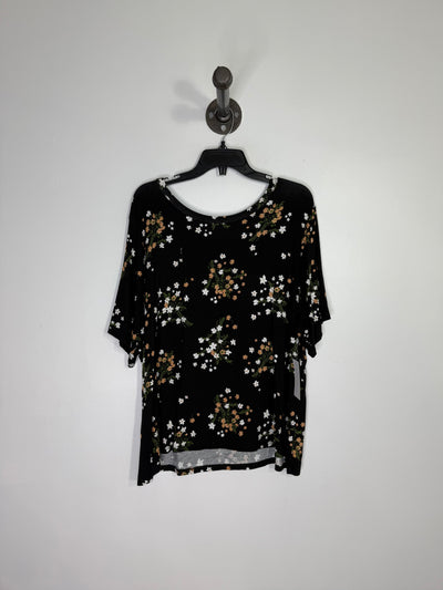 Kismet Black Floral Top