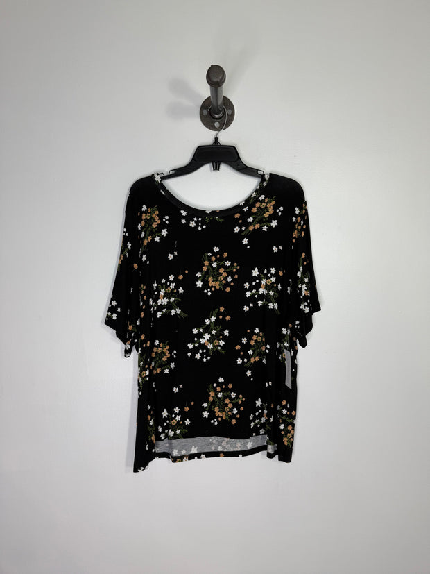 Kismet Black Floral Top