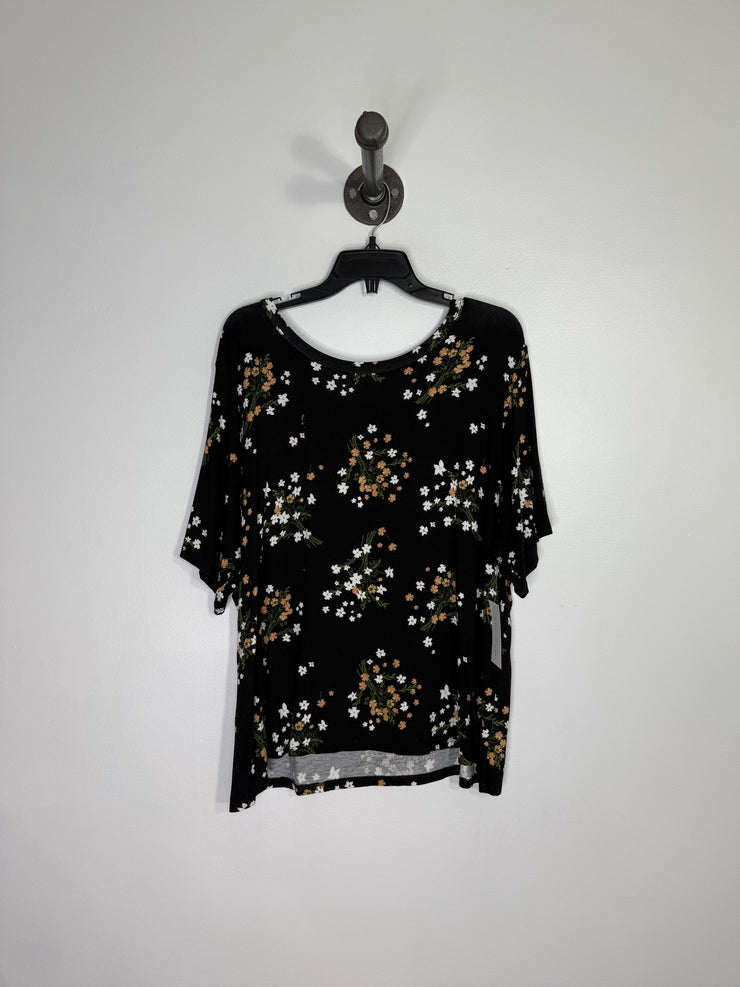 Kismet Black Floral Top