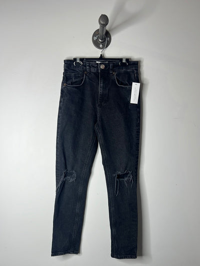 Zara Black Riped Jeans