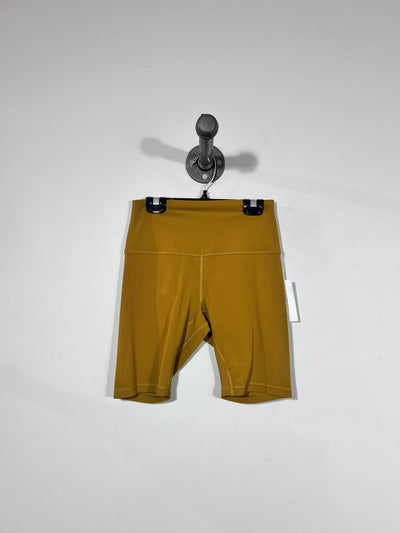 Lululemon Yellow Biking Shorts