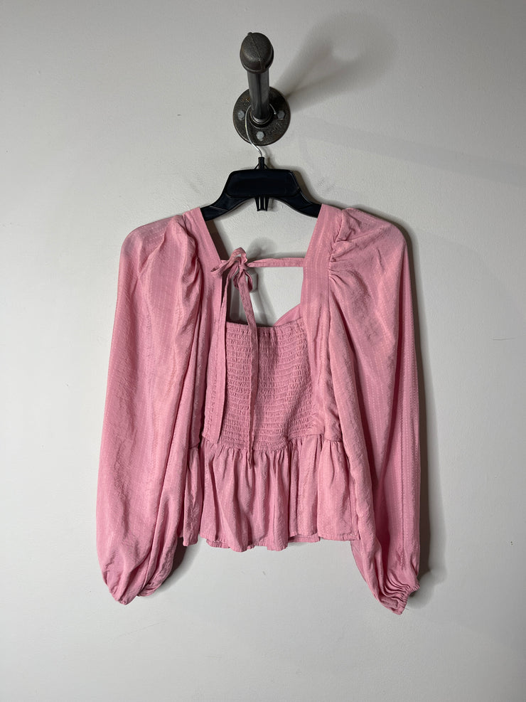 Moon River Pink Puff-Slv Shirt