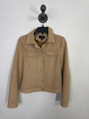 Le Chateau Tan Suede Shacket