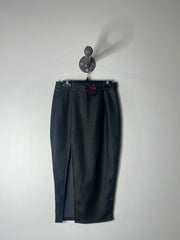 Olivia Ceous Black Slit Skirt