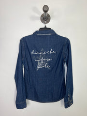 No Brand Denim Button Up