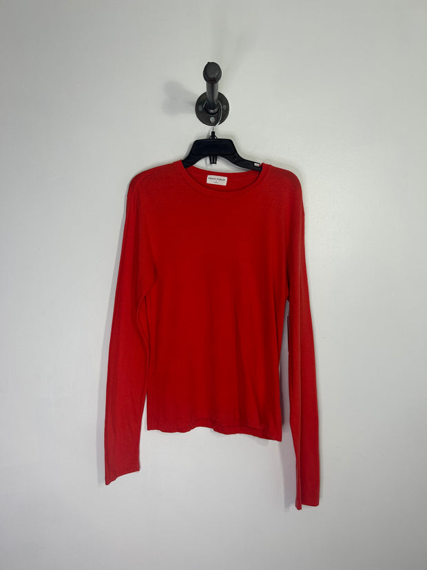 Denim Forum Coral LngSlv Top