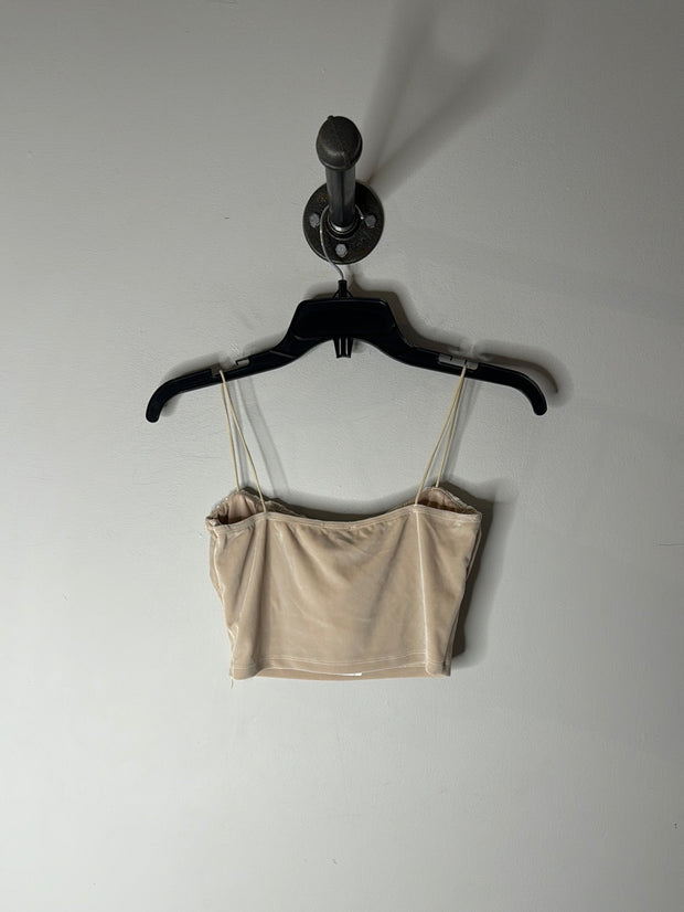 Princess Polly Cream Crop Tank