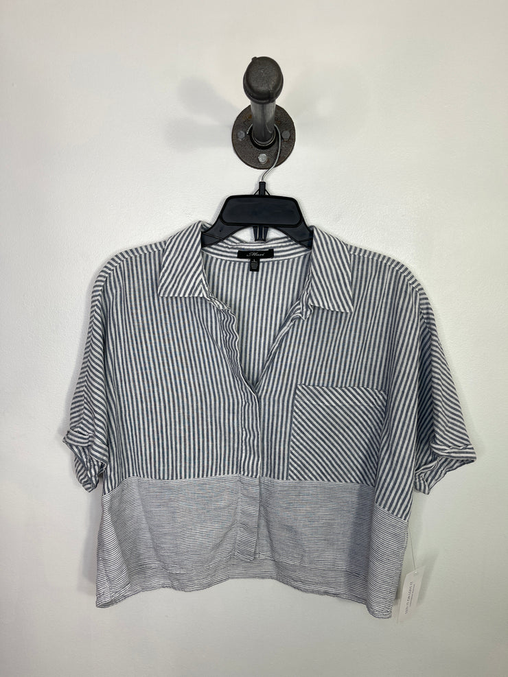 Mavi Blue/White Striped Tee