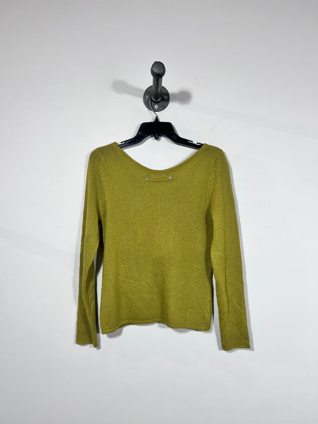 Sandwich Green Knit Sweater