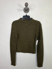 Dynamite Green Knit Sweater
