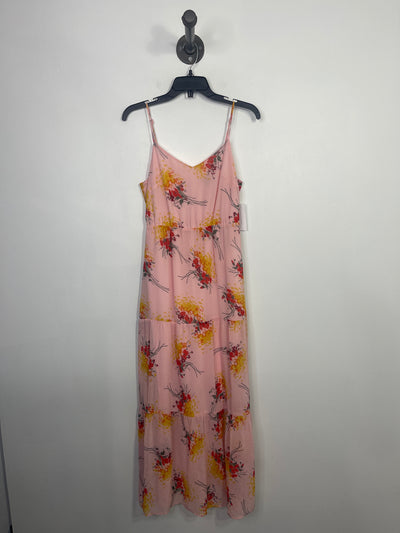 j crew pink dress J. Crew Pink Floral Tier Dress – LeivItOrLoveIt