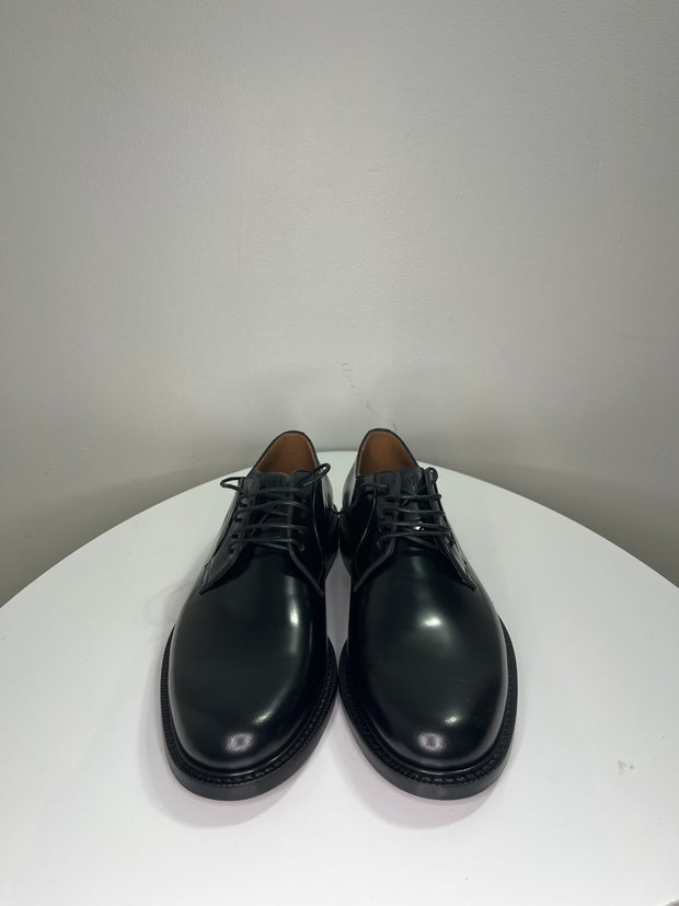 Club M. Blk Leather Drs Shoes