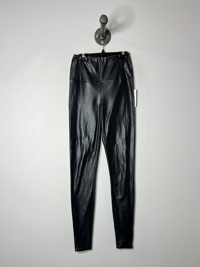 Wilfred Blk Leather Leggings