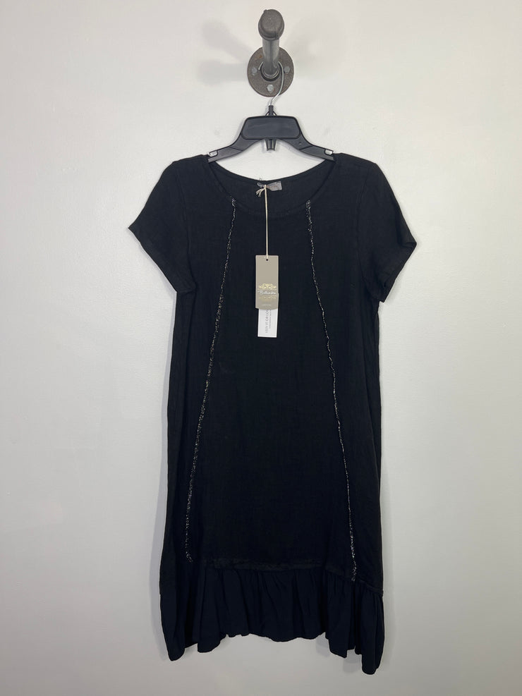 Bellambia Black Linen Dress