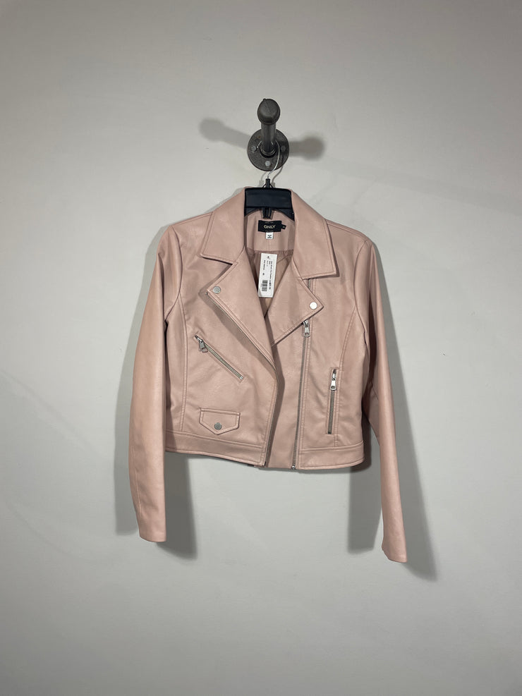 Chaqueta de cuero sintético Only Blush Pnk